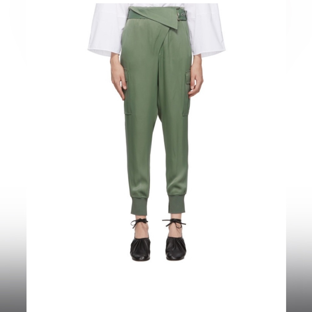 3.1 Phillip Lim Satin Cargo Trouser